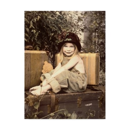 Trademark Fine Art Sharon Forbes 'On My Way' Canvas Art, 14x19 ALI33372-C1419GG
